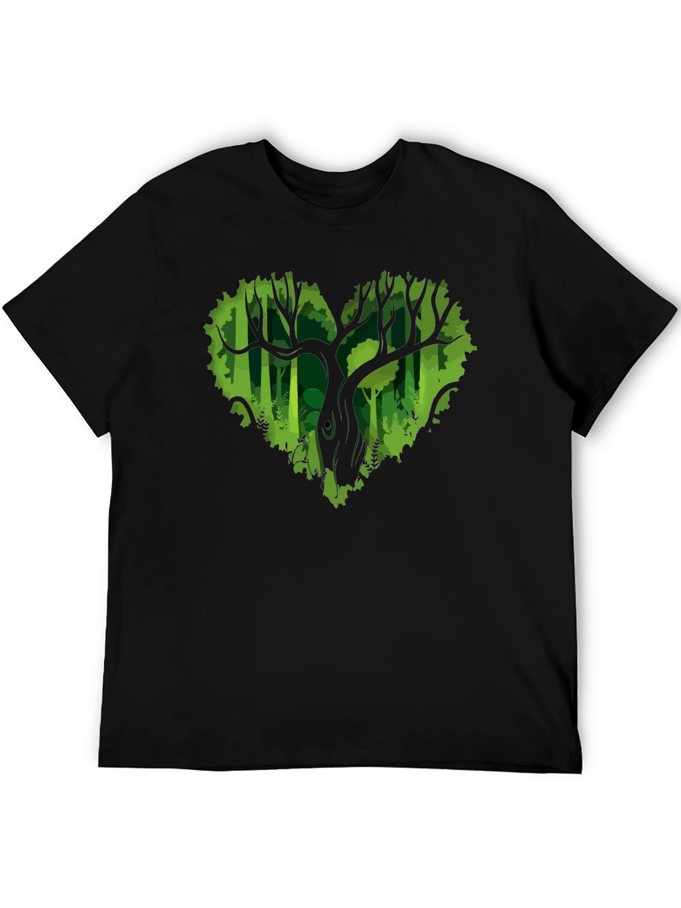 Heart Tree Graphic Tee - Nature Lovers T-Shirt