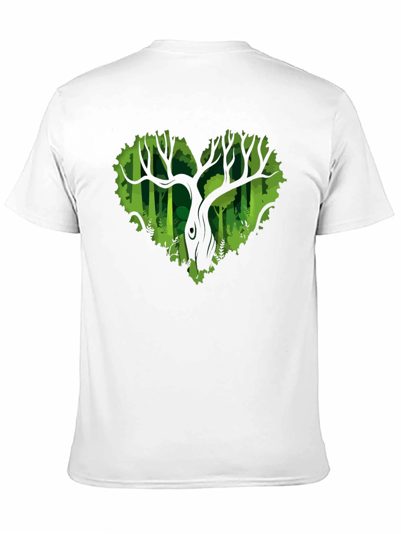 Heart Tree Graphic Tee - Nature Lovers T-Shirt