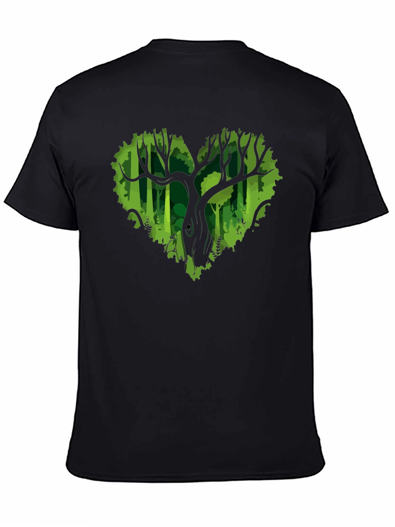 Heart Tree Graphic Tee - Nature Lovers T-Shirt