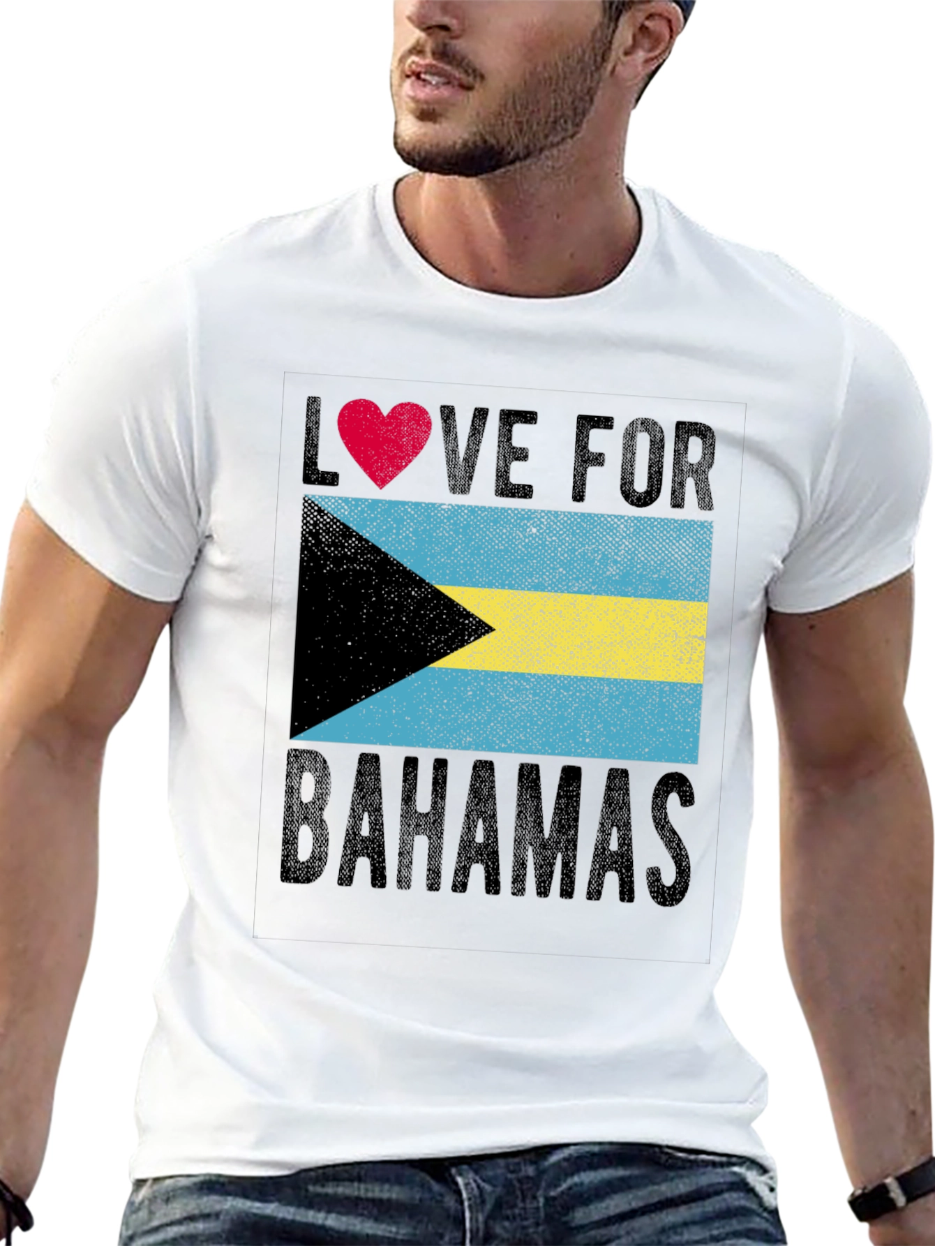 Love for Bahamas T-Shirt Black