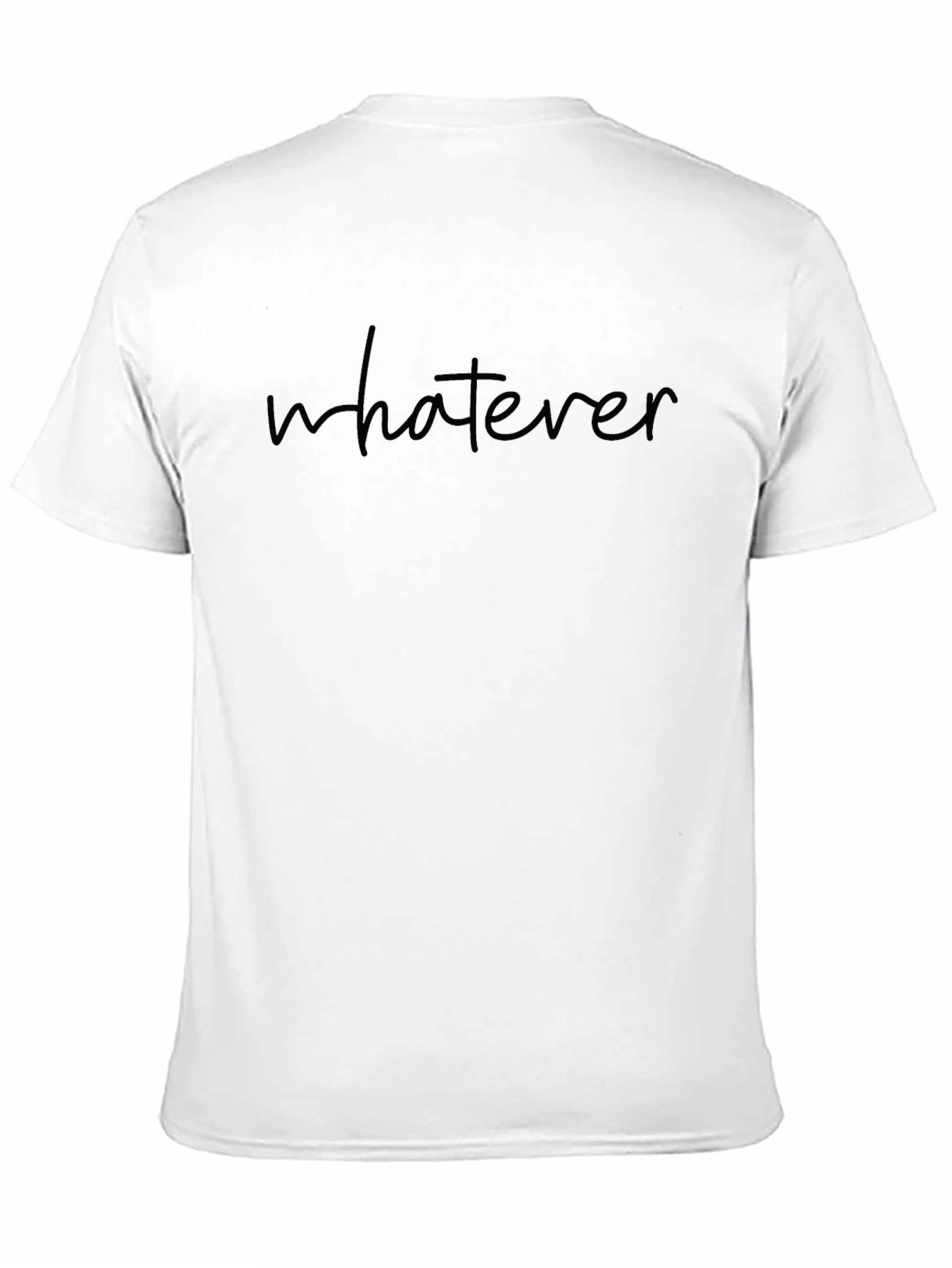 Whatever Graphic Print T-Shirt - Casual Comfort