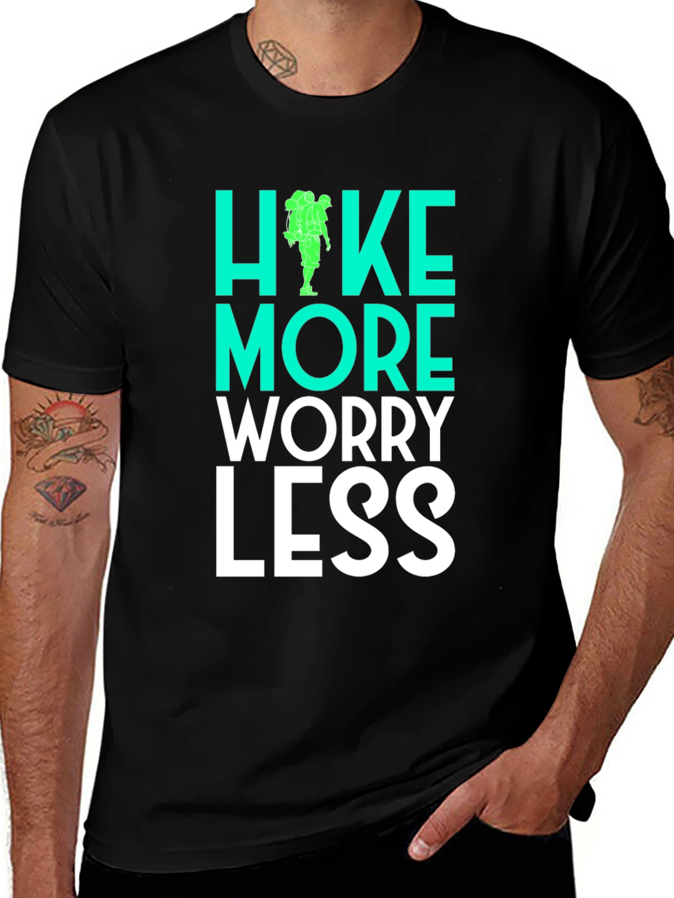 Hike More Worry Less Graphic Tee