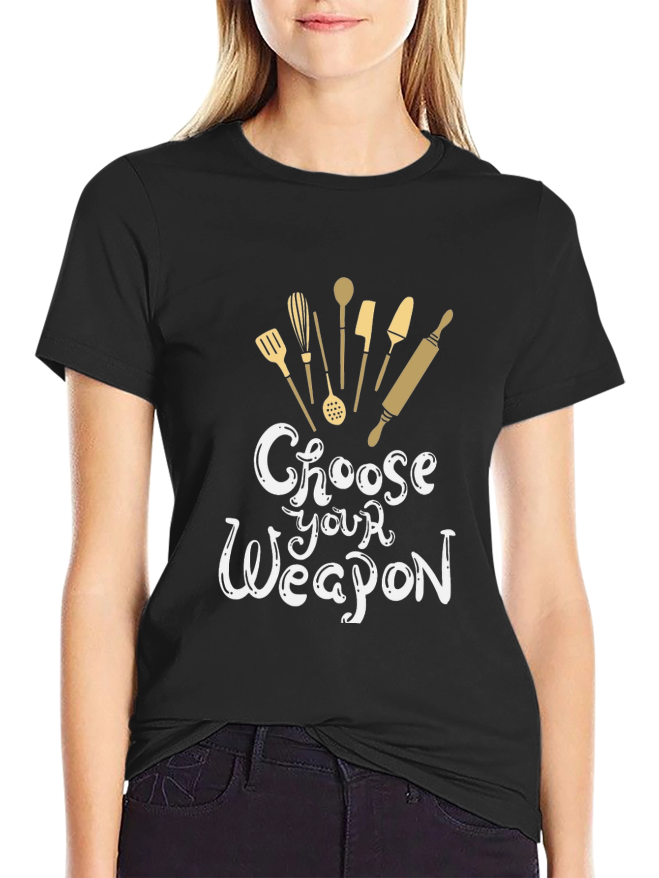 Choose Your Weapon T-Shirt - Bakers Edition