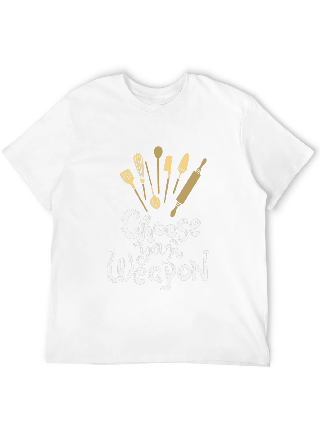 Choose Your Weapon T-Shirt - Bakers Edition