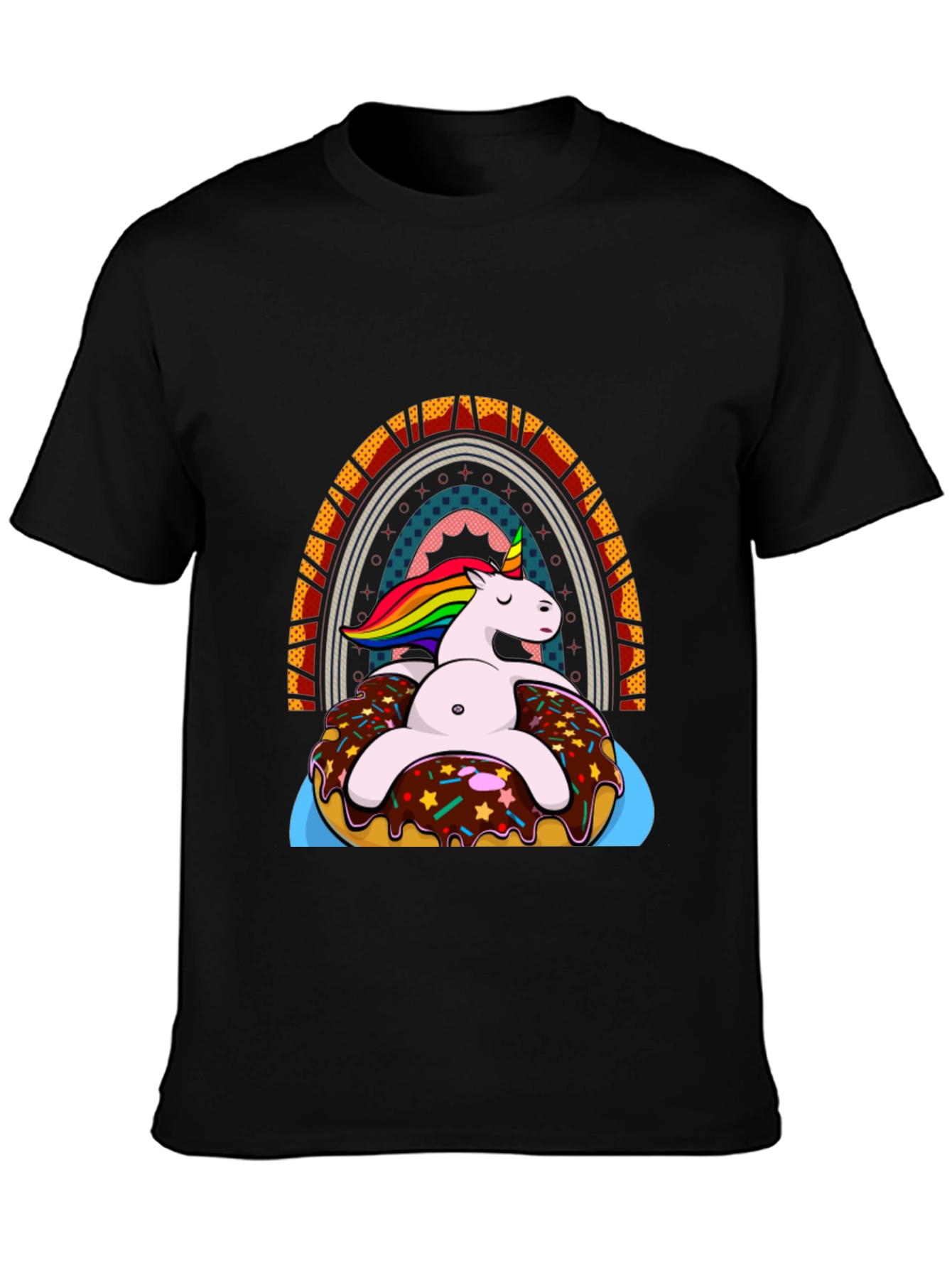 Unicorn on Donut T-Shirt