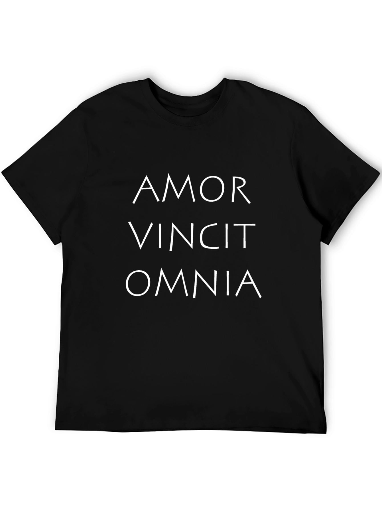 Amor Vincit Omnia Black T-Shirt