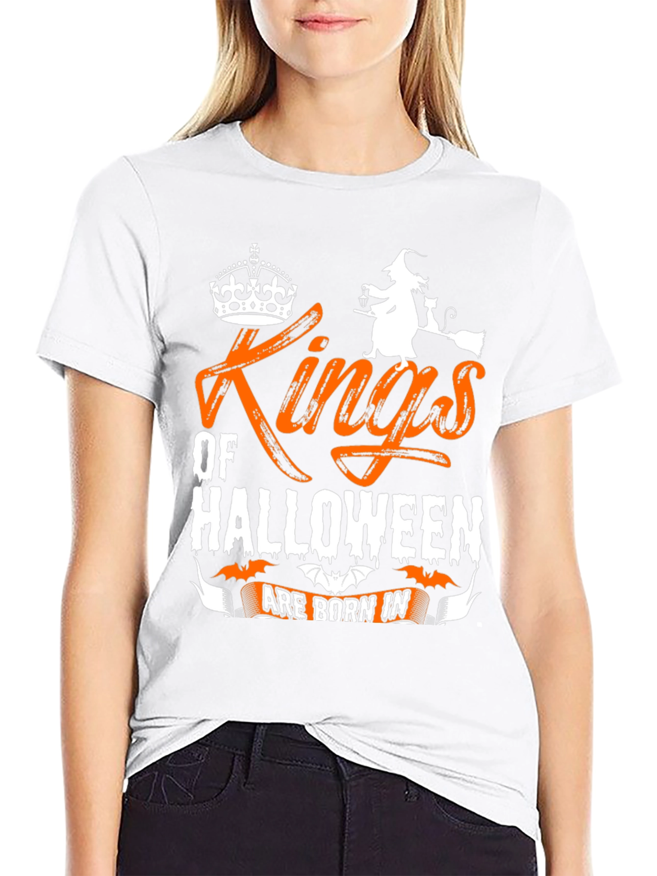 Kings of Halloween T-Shirt - Witch & Crown Design