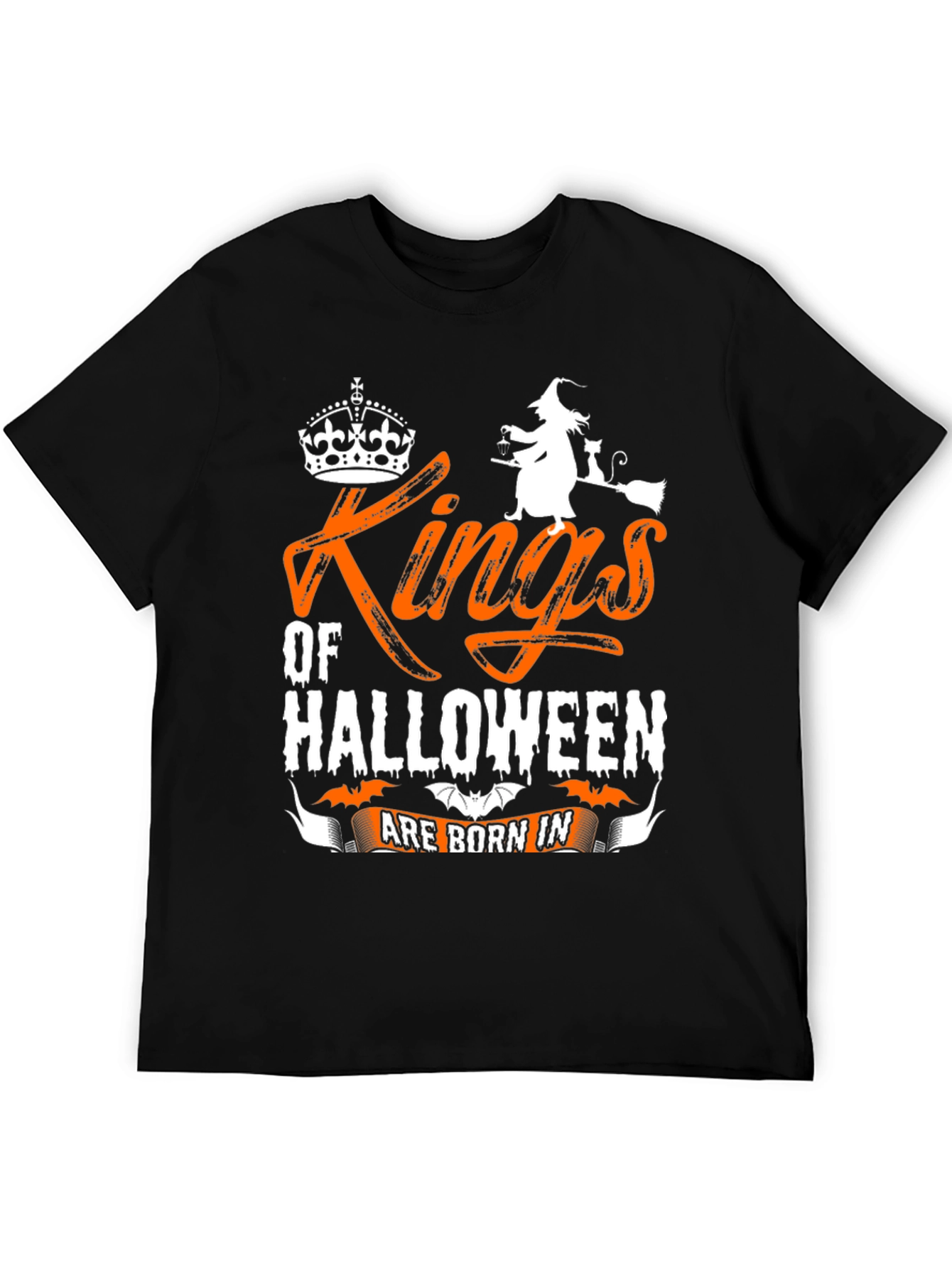 Kings of Halloween T-Shirt - Witch & Crown Design