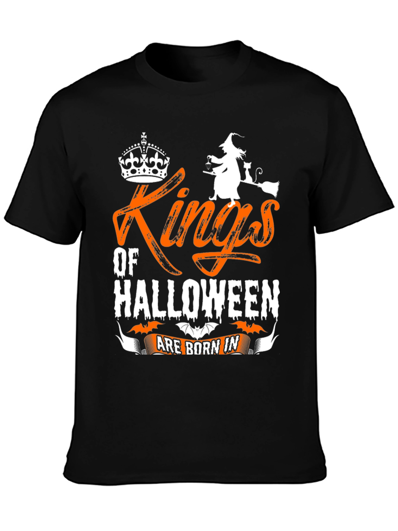 Kings of Halloween T-Shirt - Witch & Crown Design