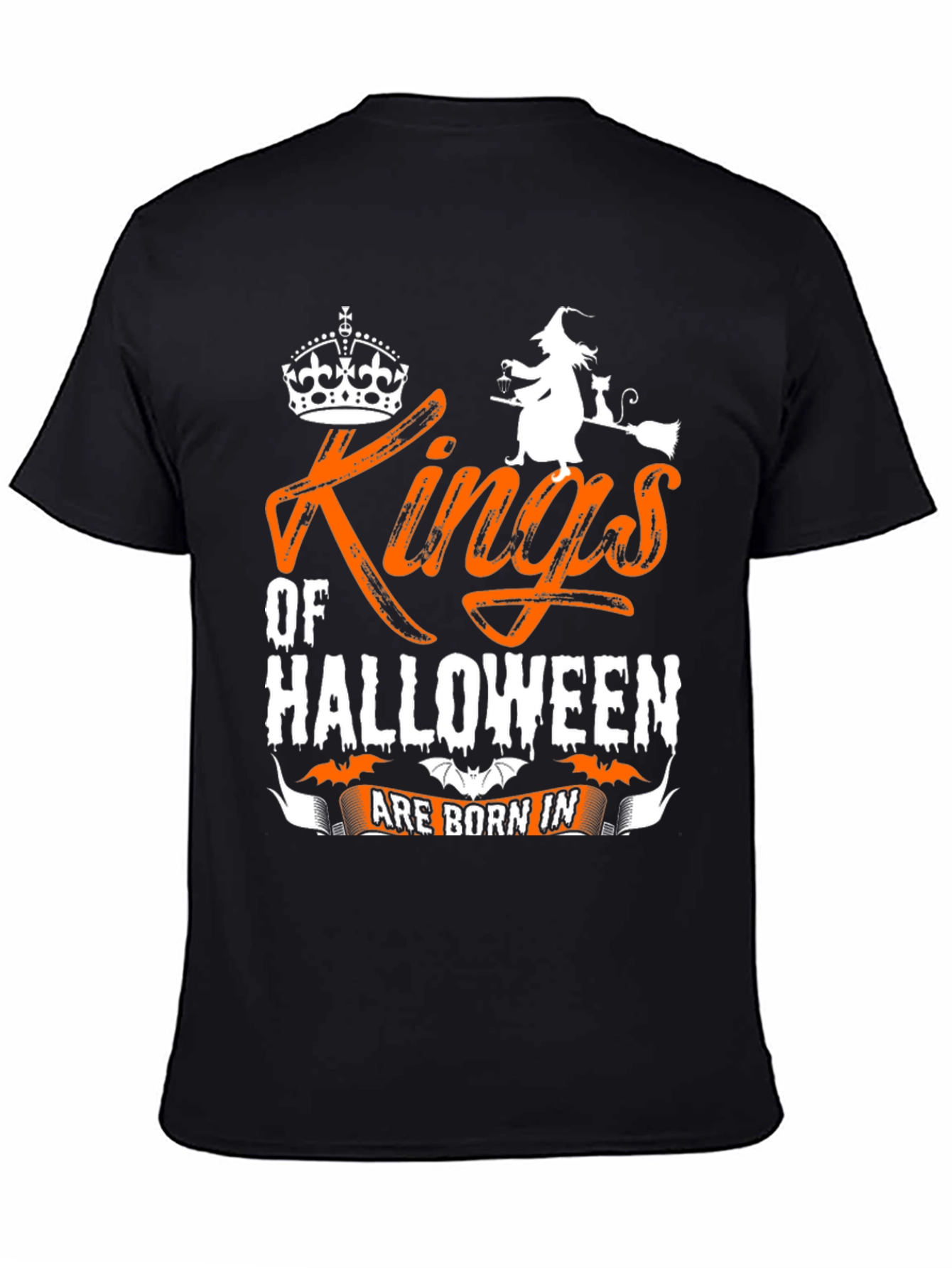 Kings of Halloween T-Shirt - Witch & Crown Design