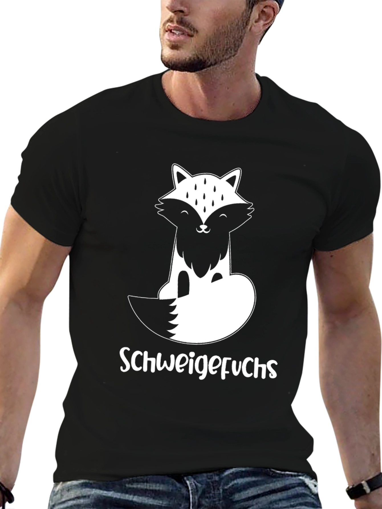 Schweigefuchs Graphic T-Shirt - Fox Design