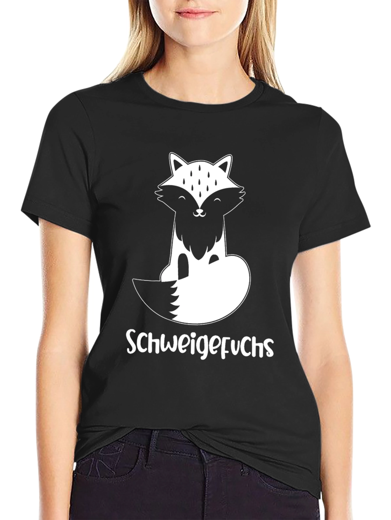 Schweigefuchs Graphic T-Shirt - Fox Design