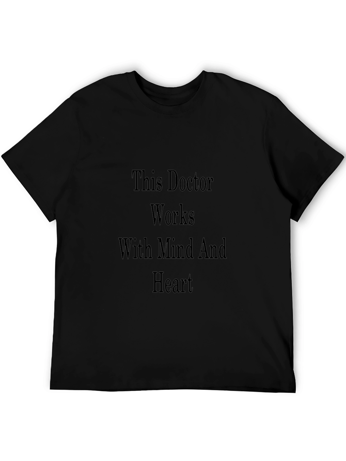 Doctor Mind & Heart Black T-Shirt