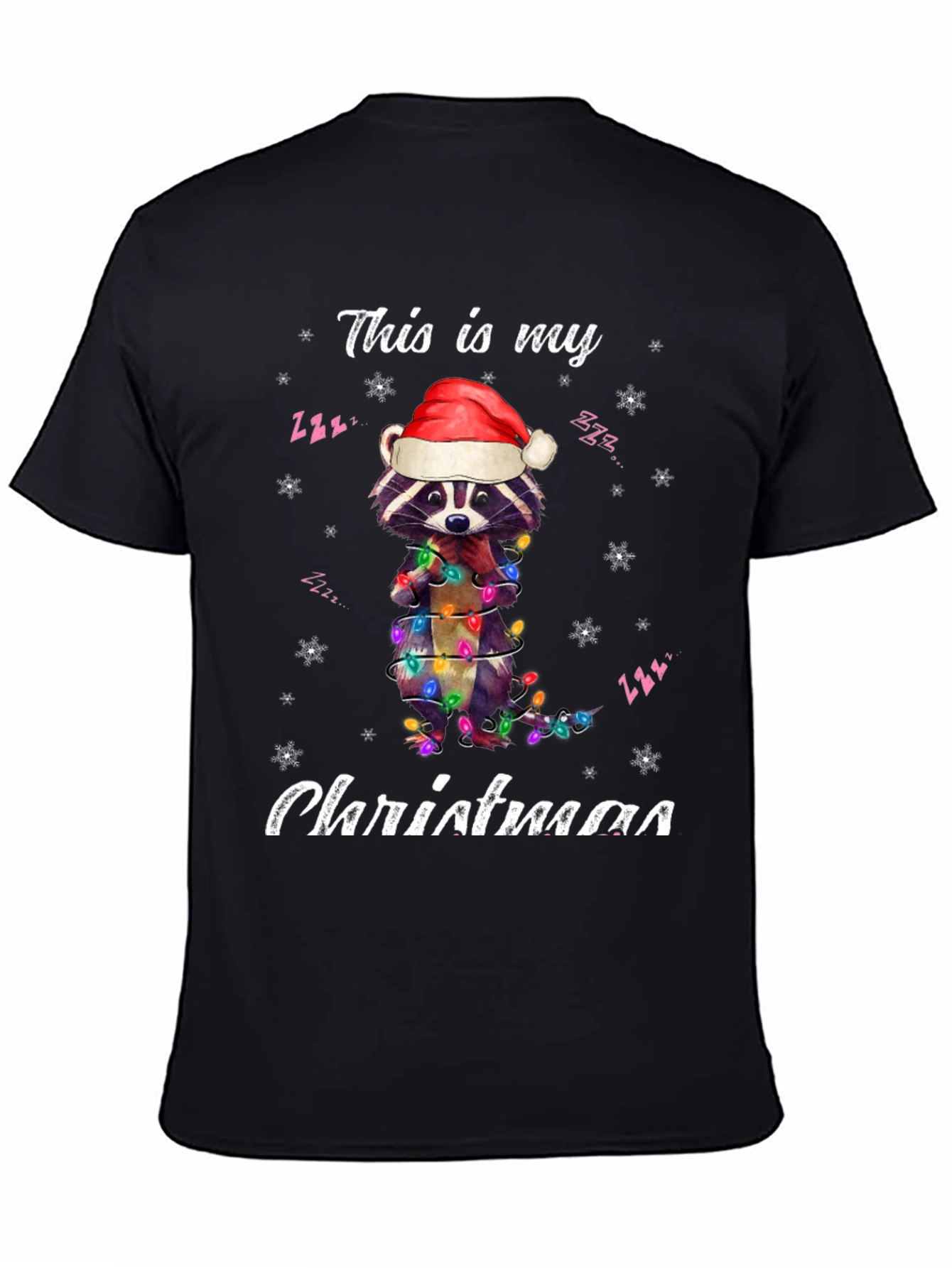 Christmas Raccoon T-Shirt