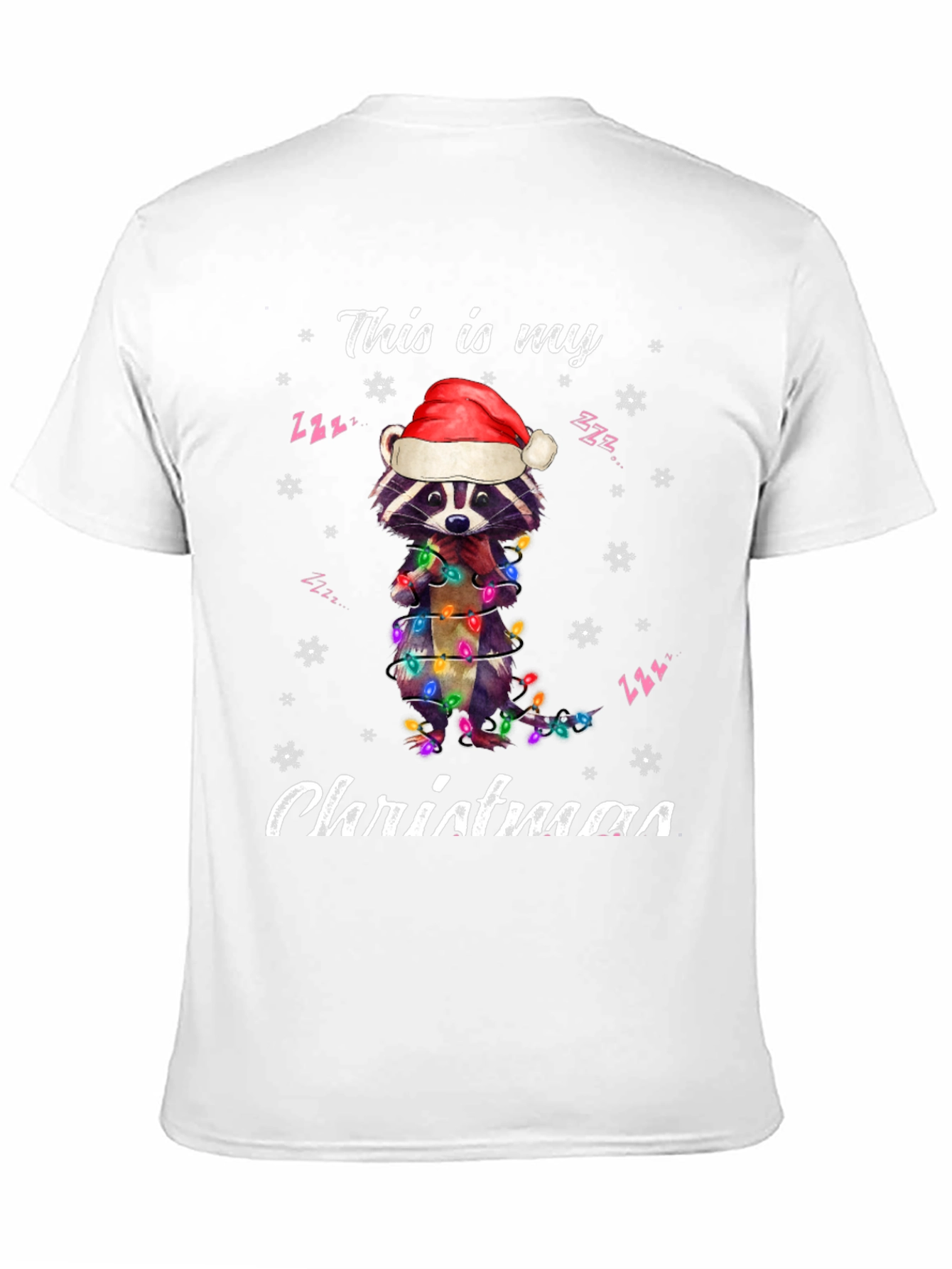 Christmas Raccoon T-Shirt