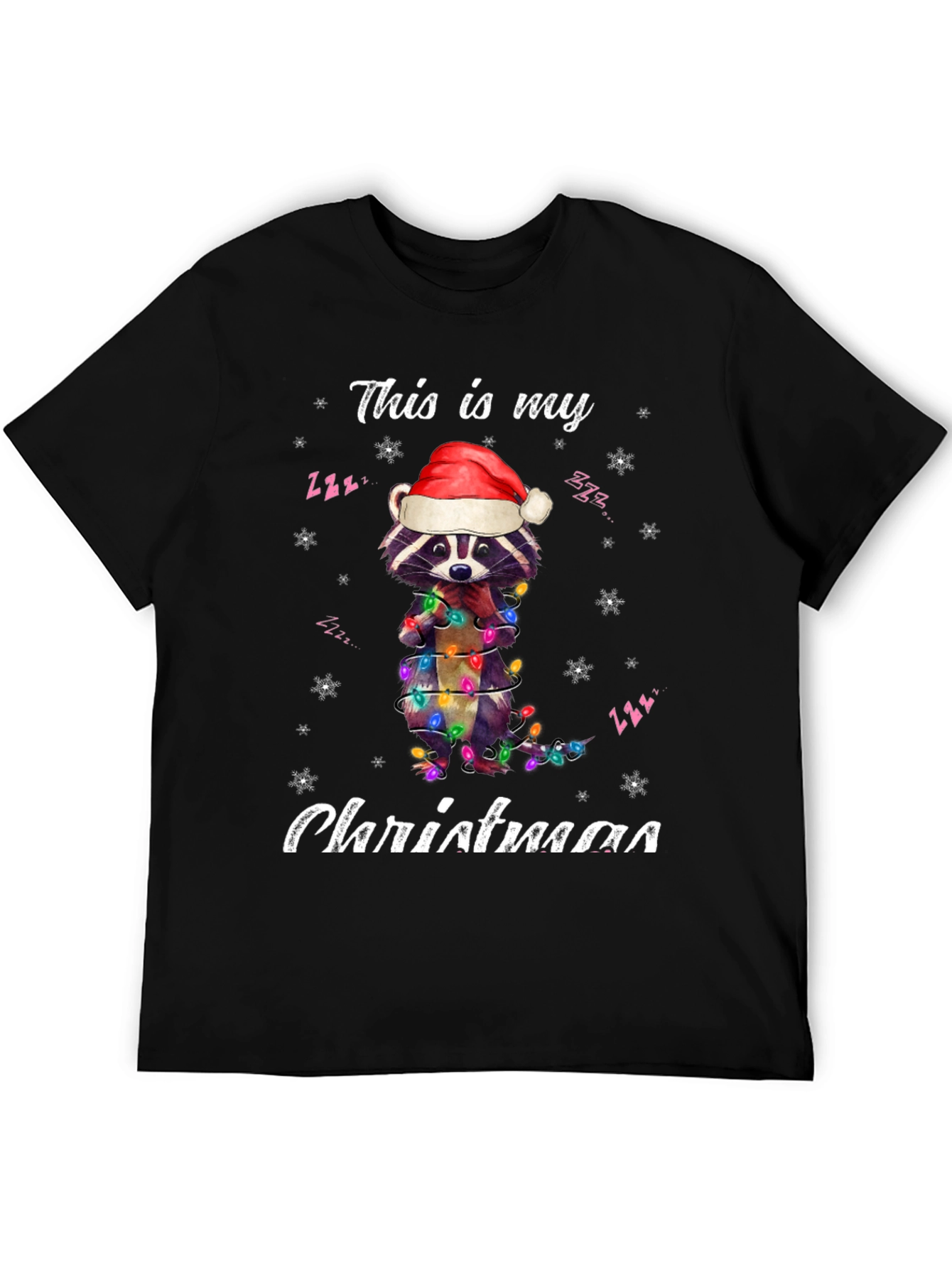 Christmas Raccoon T-Shirt