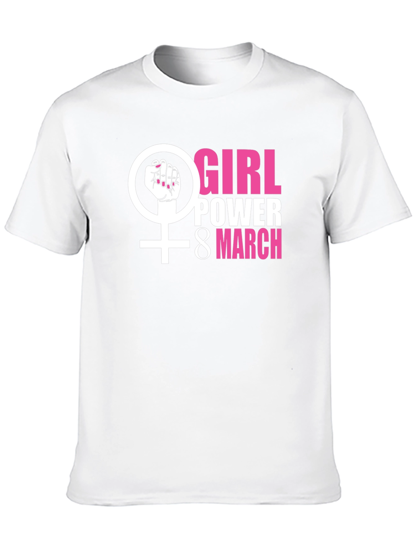 Girl Power International Womens Day Graphic T-Shirt