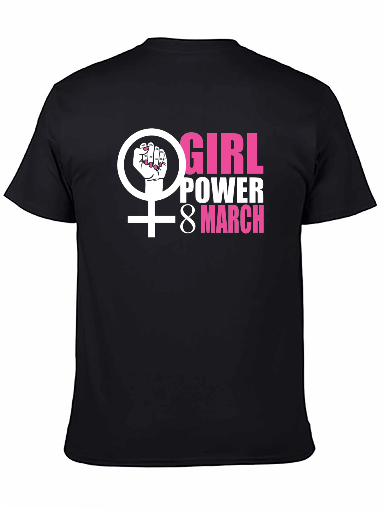 Girl Power International Womens Day Graphic T-Shirt