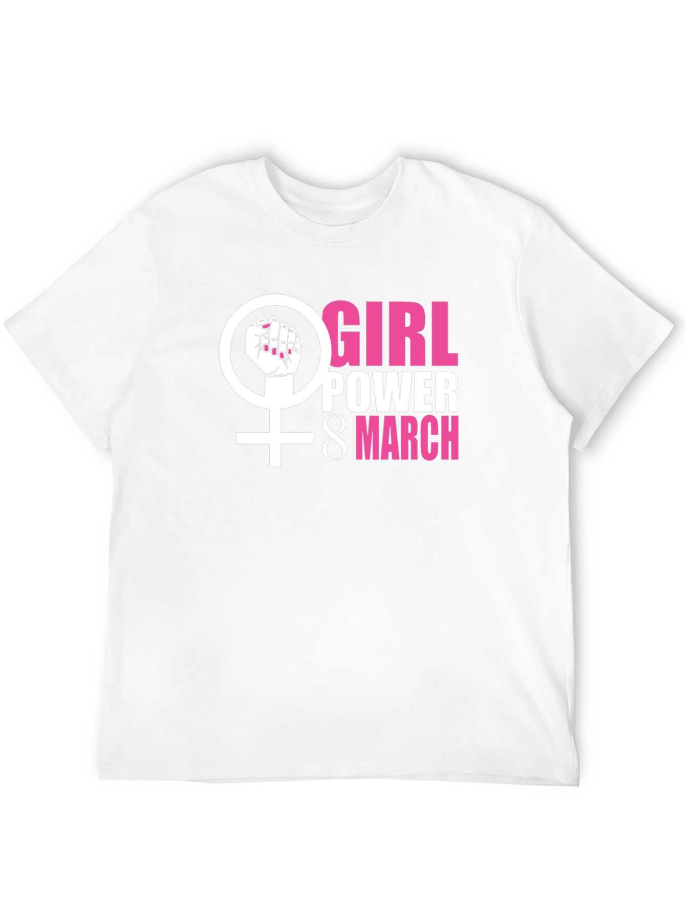 Girl Power International Womens Day Graphic T-Shirt