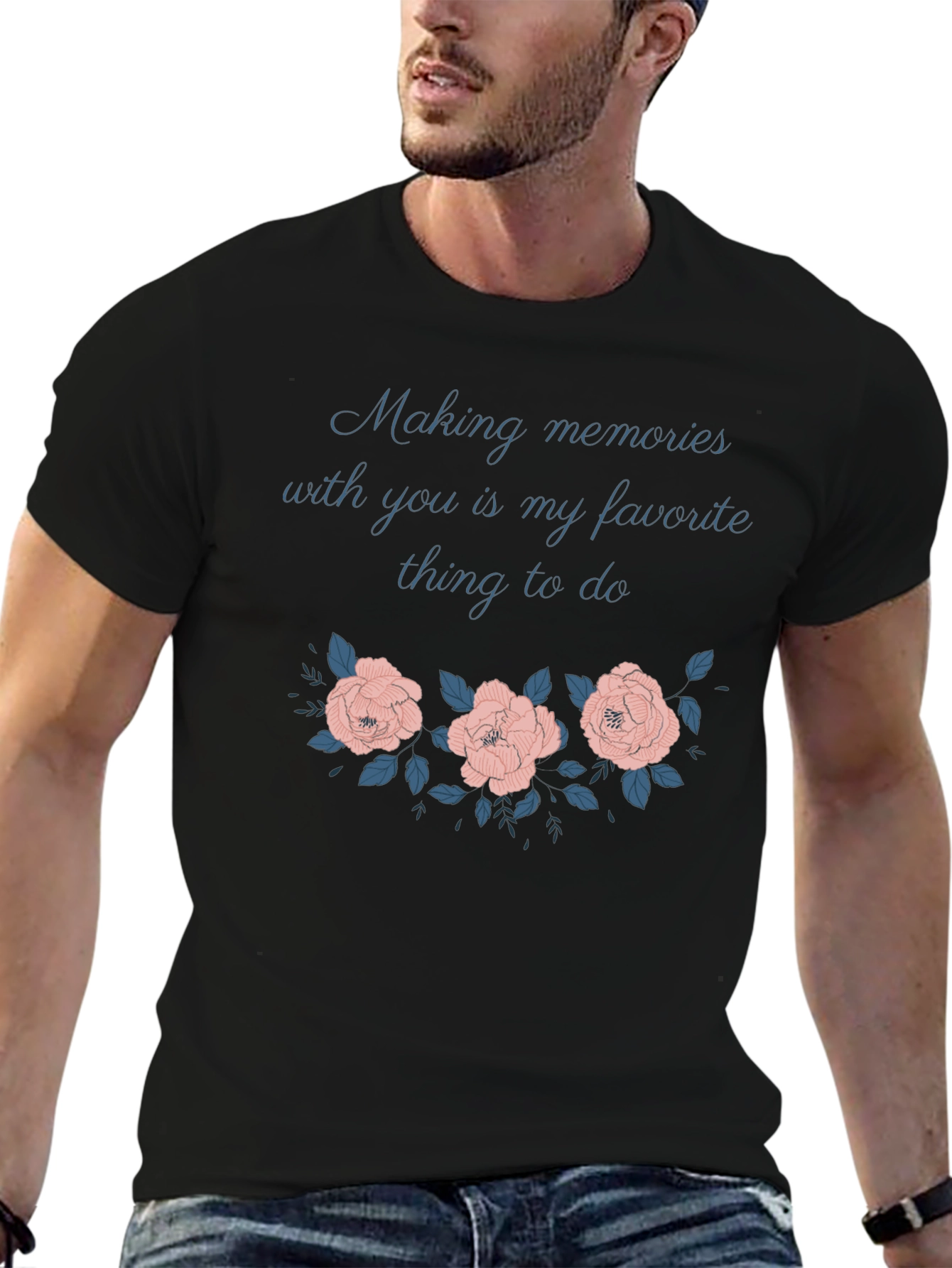 Making Memories Floral Graphic Tee - Unisex