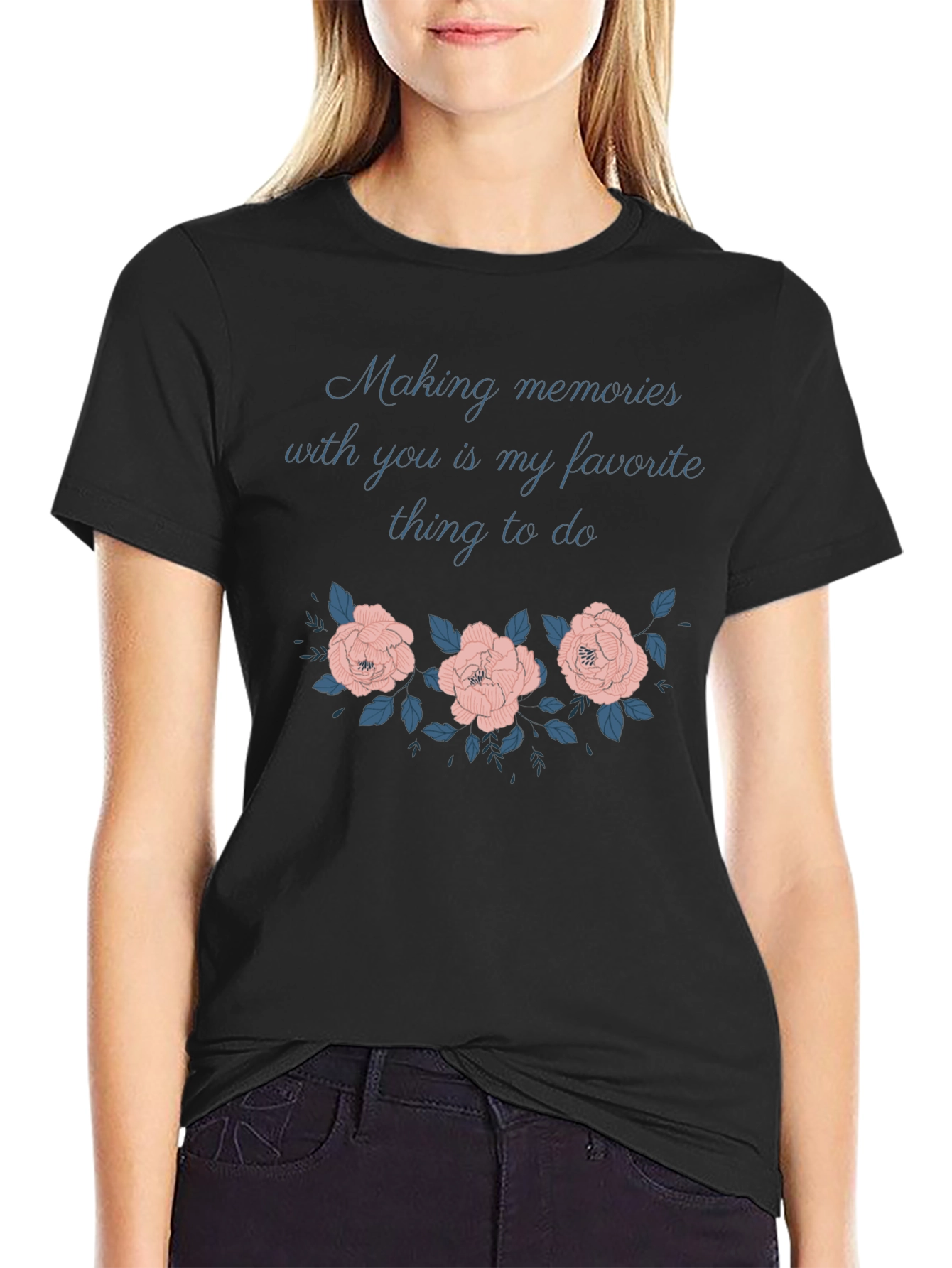 Making Memories Floral Graphic Tee - Unisex