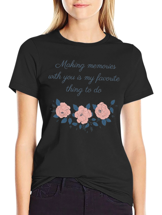 Making Memories Floral Graphic Tee - Unisex