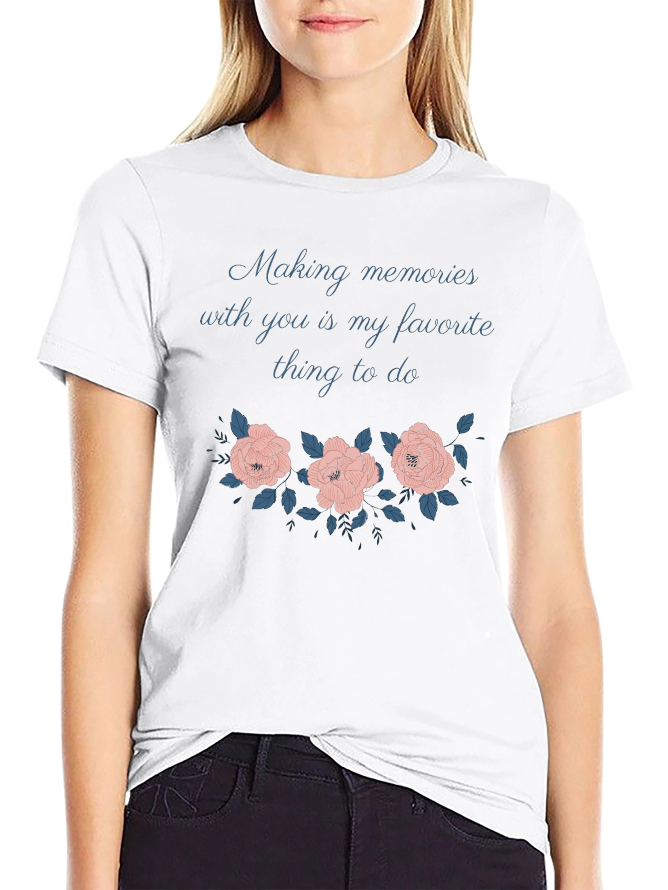 Making Memories Floral Graphic Tee - Unisex