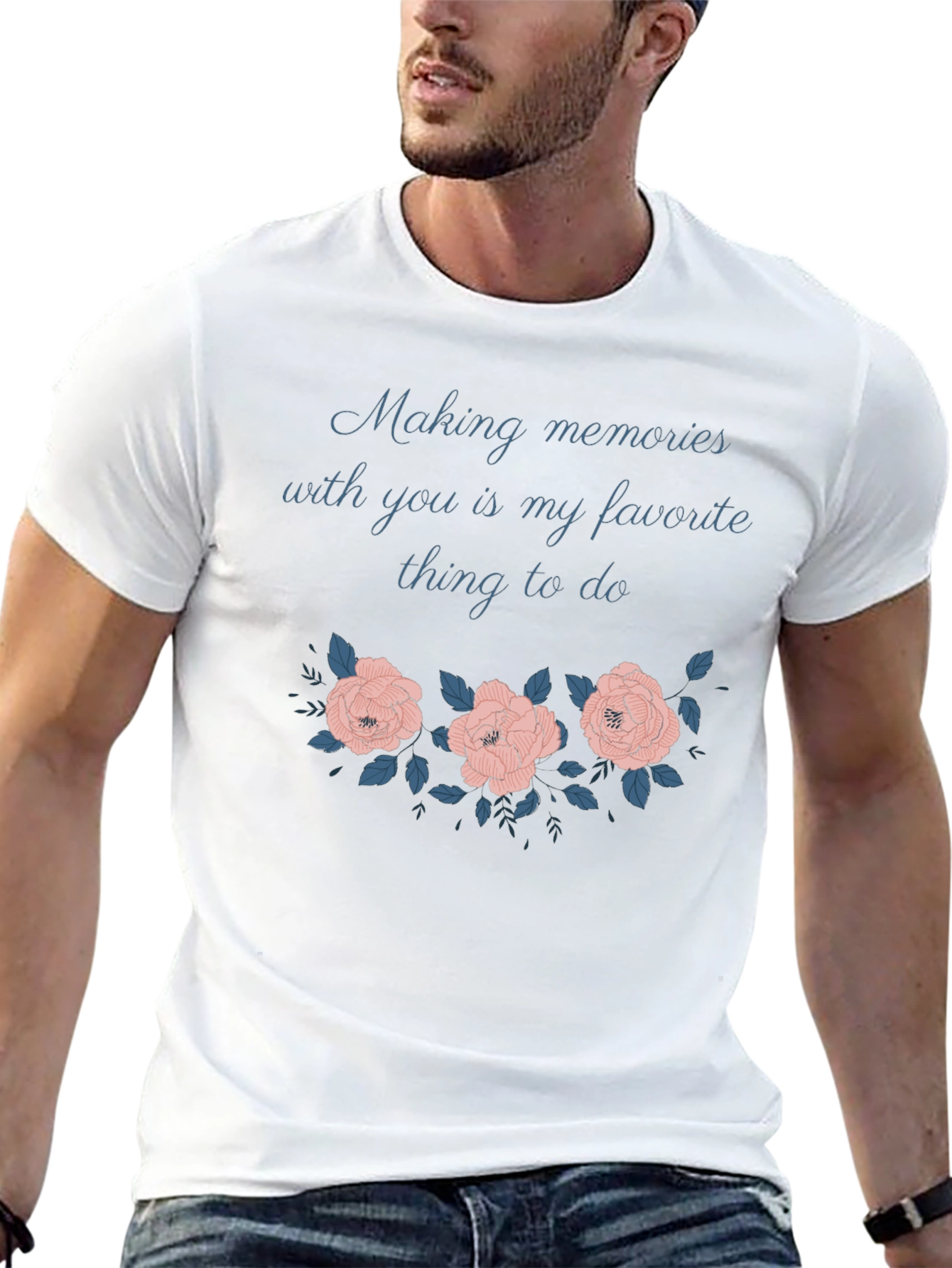 Making Memories Floral Graphic Tee - Unisex