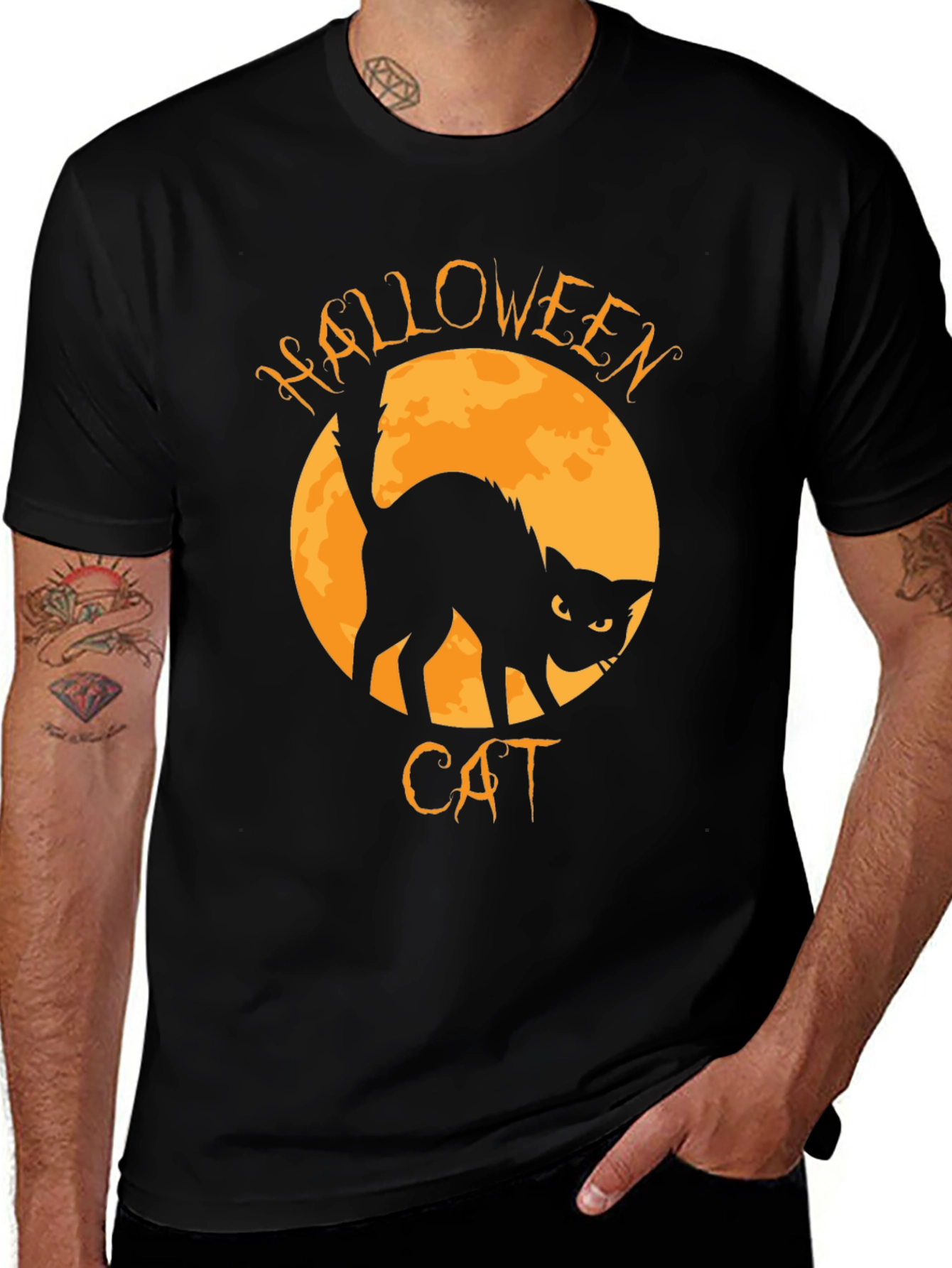 Halloween Cat T-Shirt