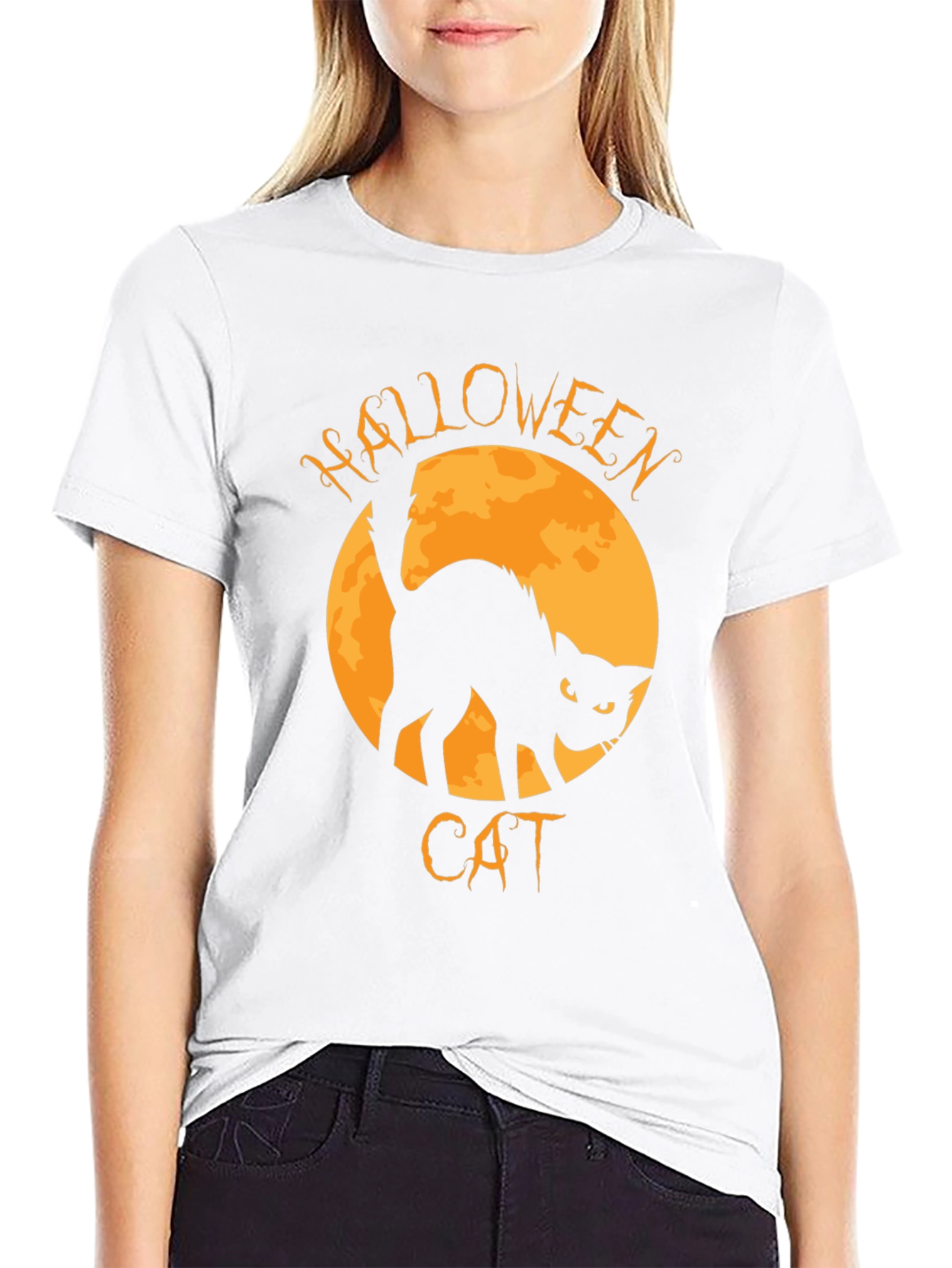 Halloween Cat T-Shirt