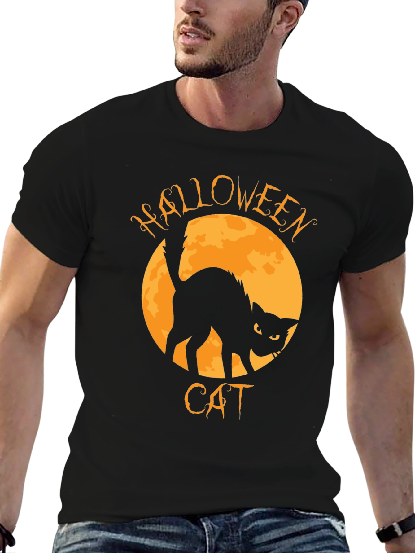 Halloween Cat T-Shirt