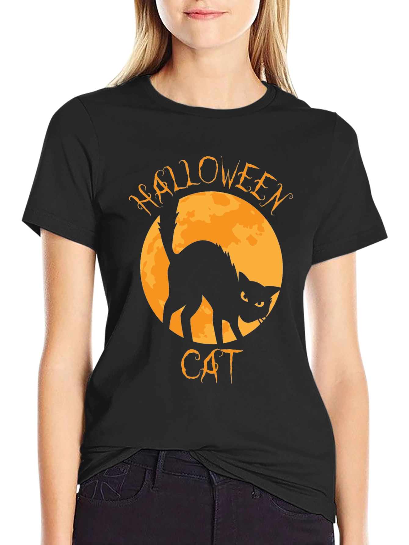 Halloween Cat T-Shirt