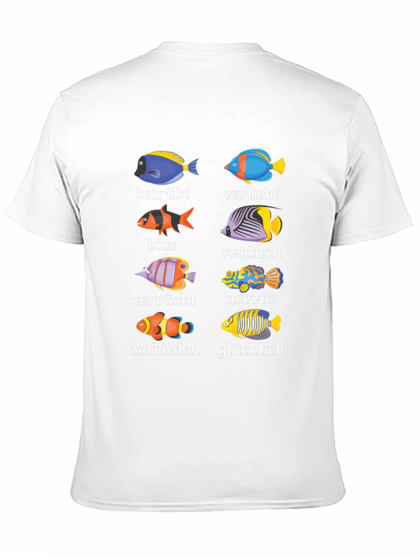 Emotion Fish Black T-Shirt