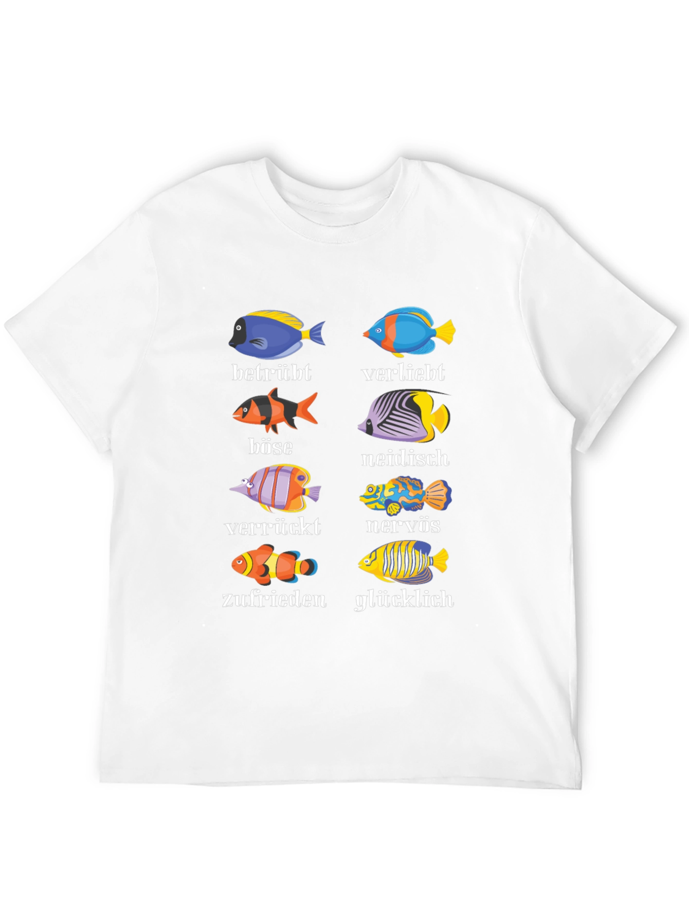 Emotion Fish Black T-Shirt