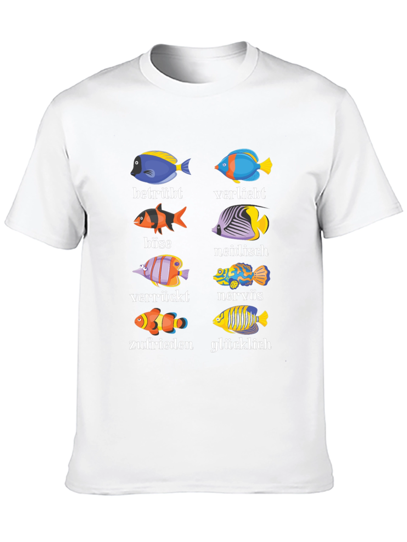 Emotion Fish Black T-Shirt