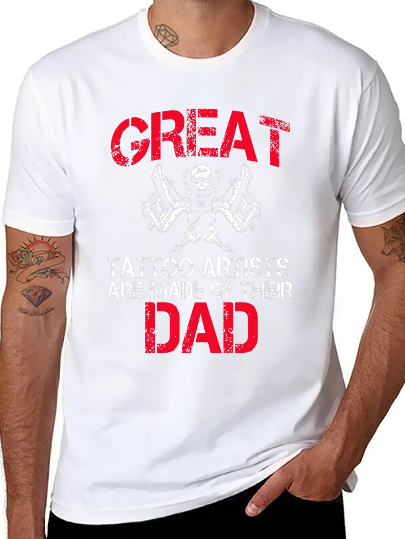 Great Tattoo Artist Dad T-Shirt