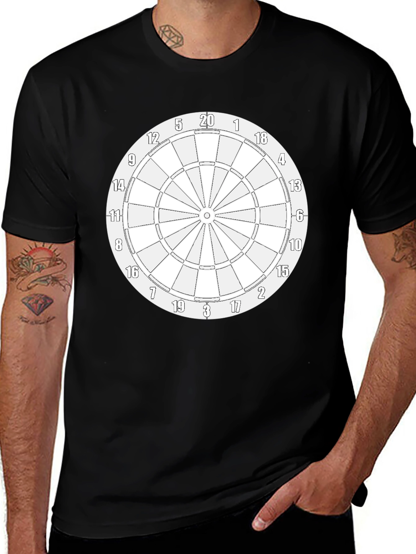 Dartboard Graphic T-Shirt