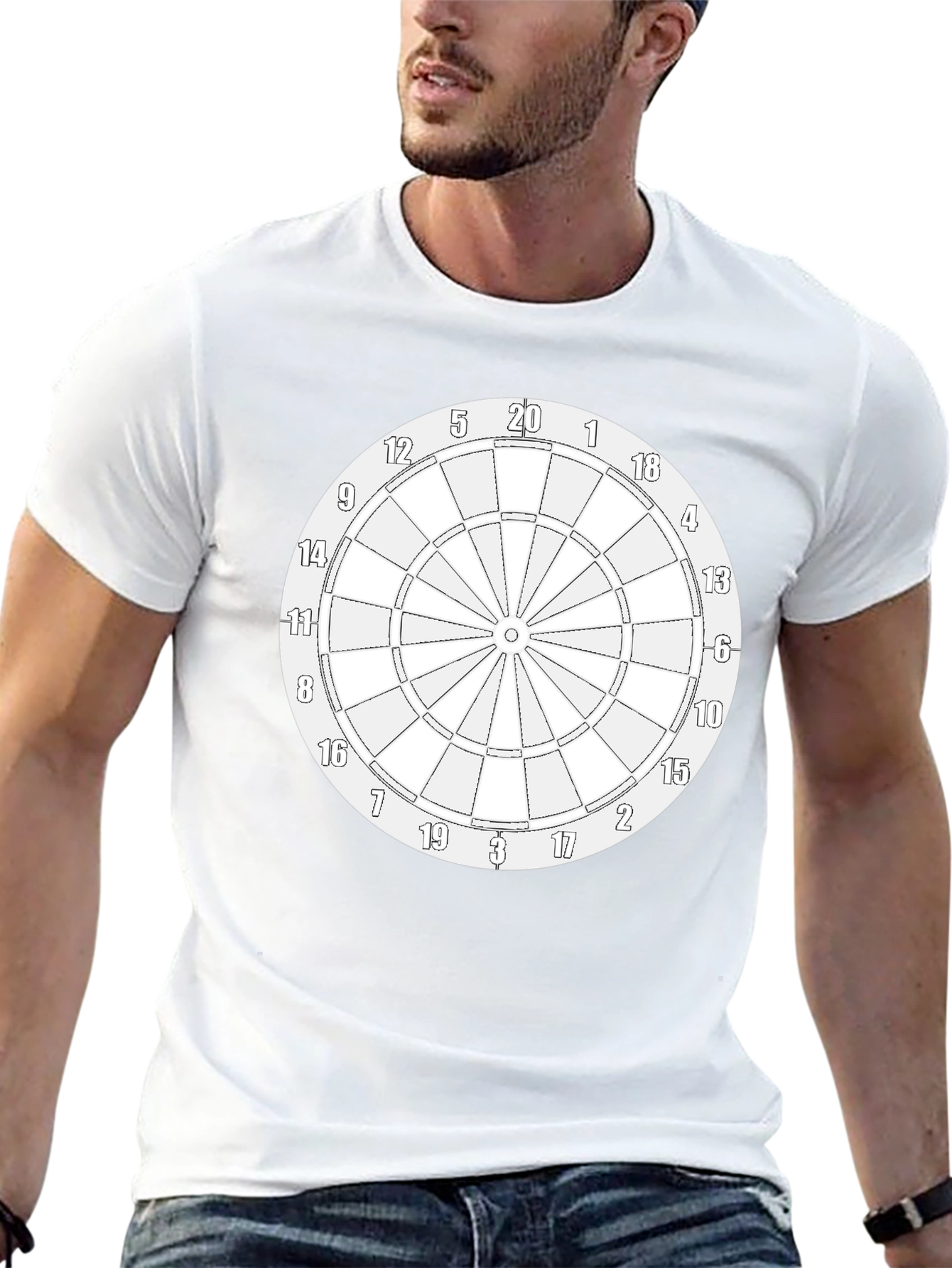 Dartboard Graphic T-Shirt