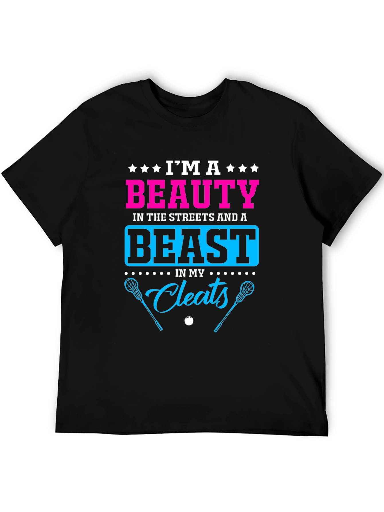 Beauty and Beast Lacrosse Graphic Tee