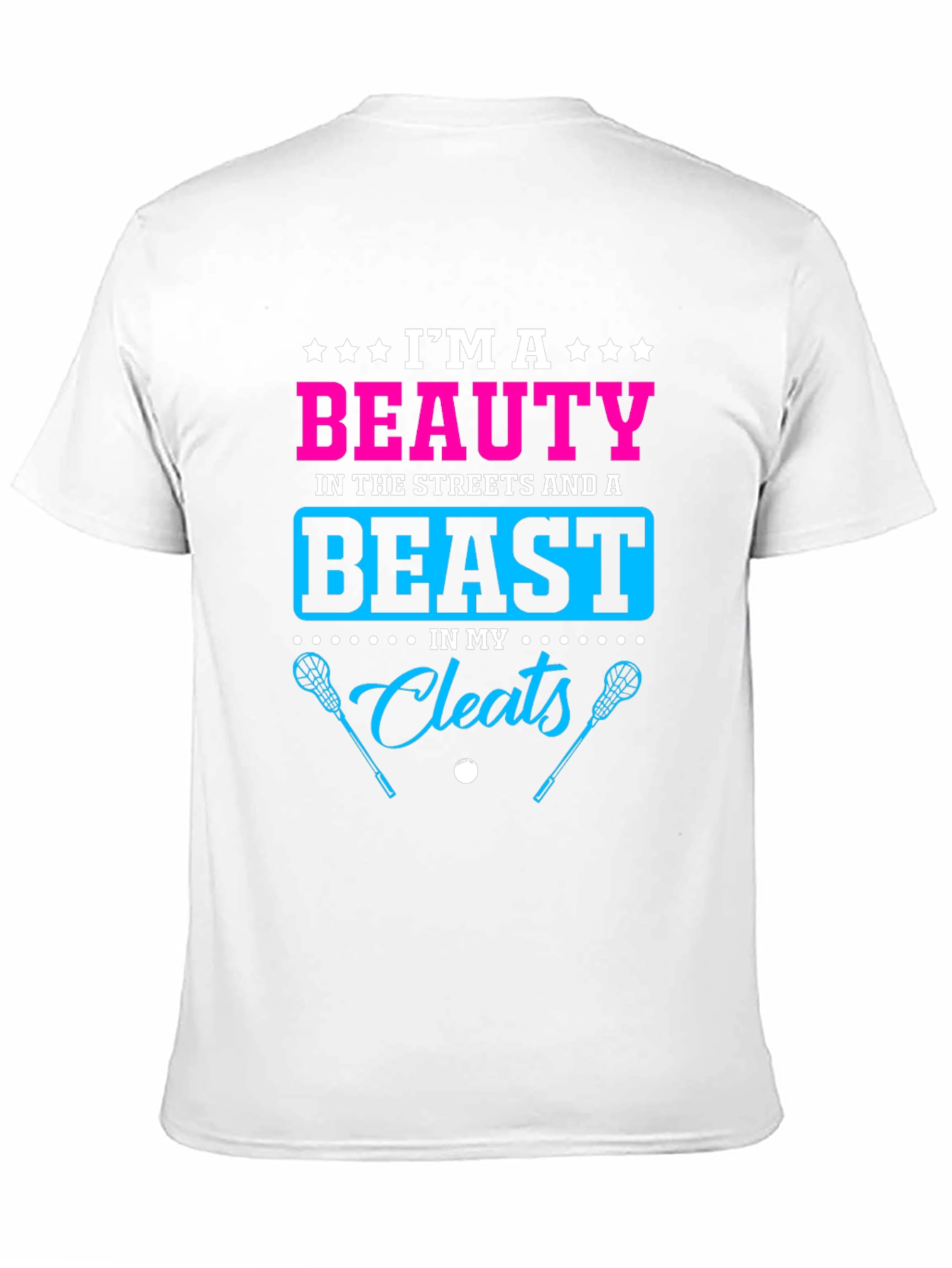 Beauty and Beast Lacrosse Graphic Tee