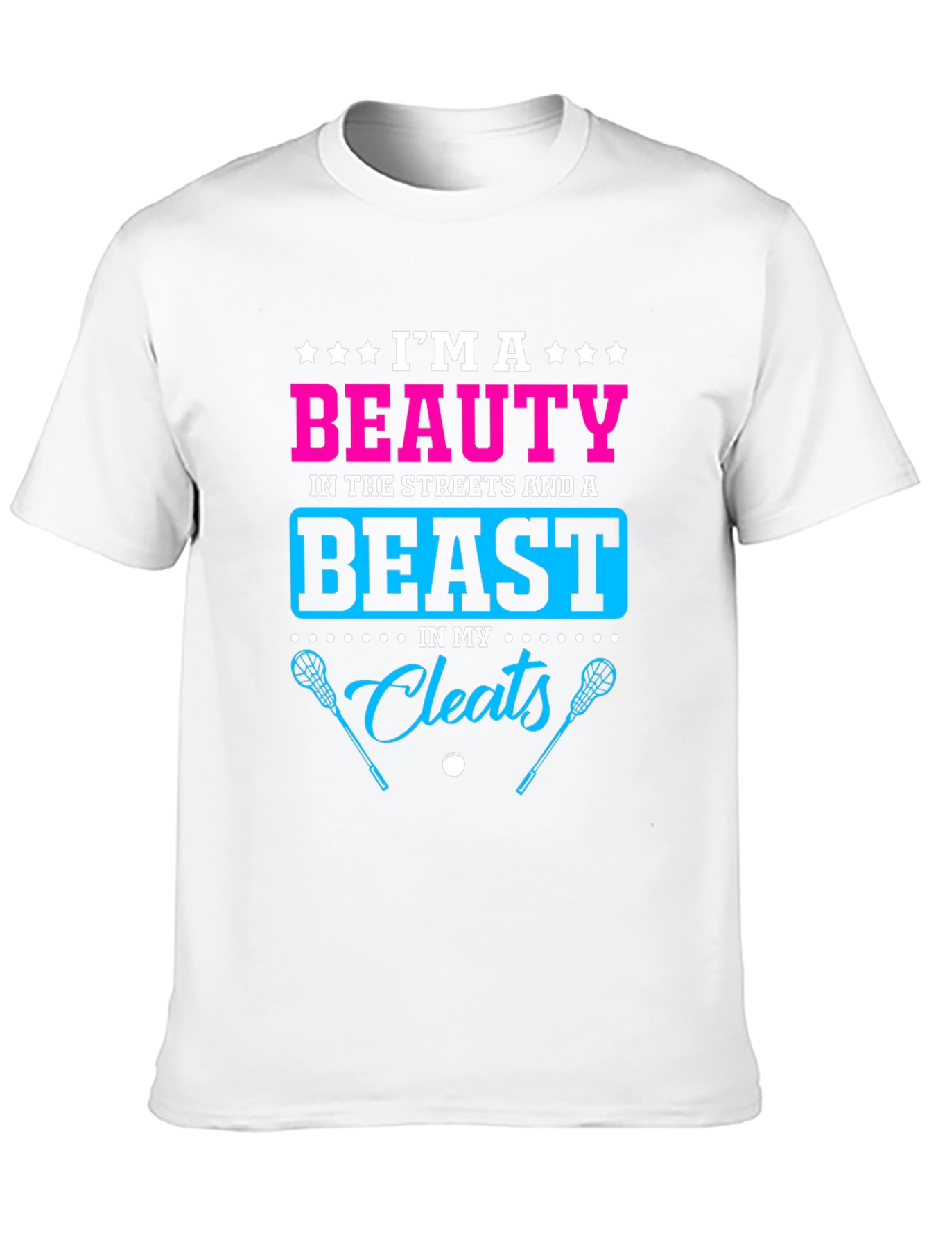Beauty and Beast Lacrosse Graphic Tee