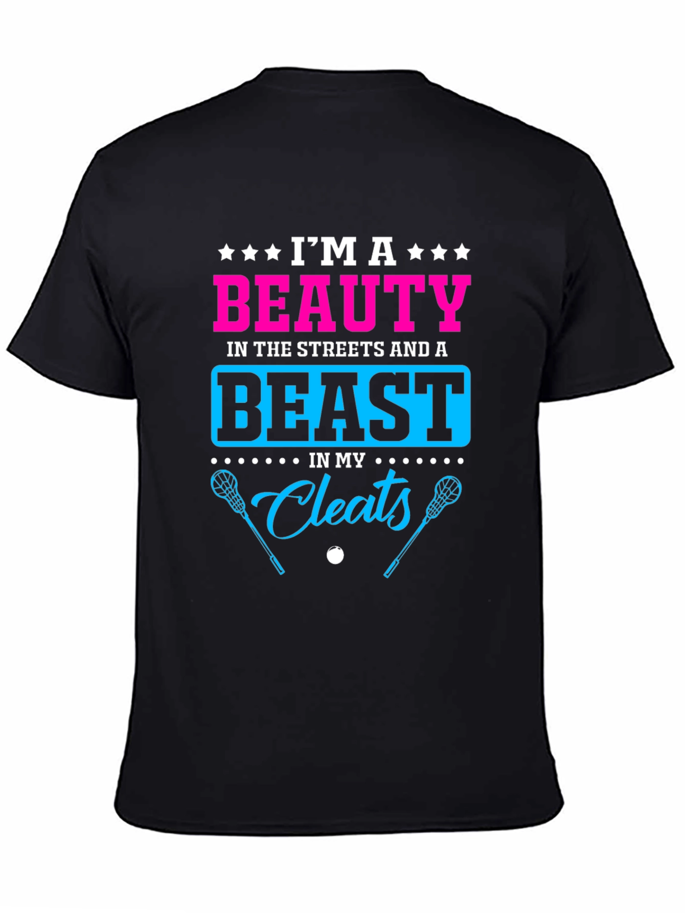 Beauty and Beast Lacrosse Graphic Tee