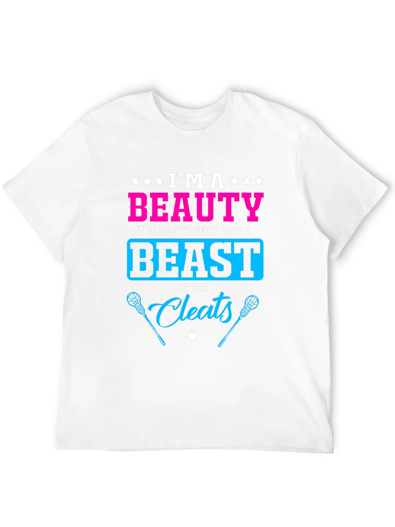 Beauty and Beast Lacrosse Graphic Tee