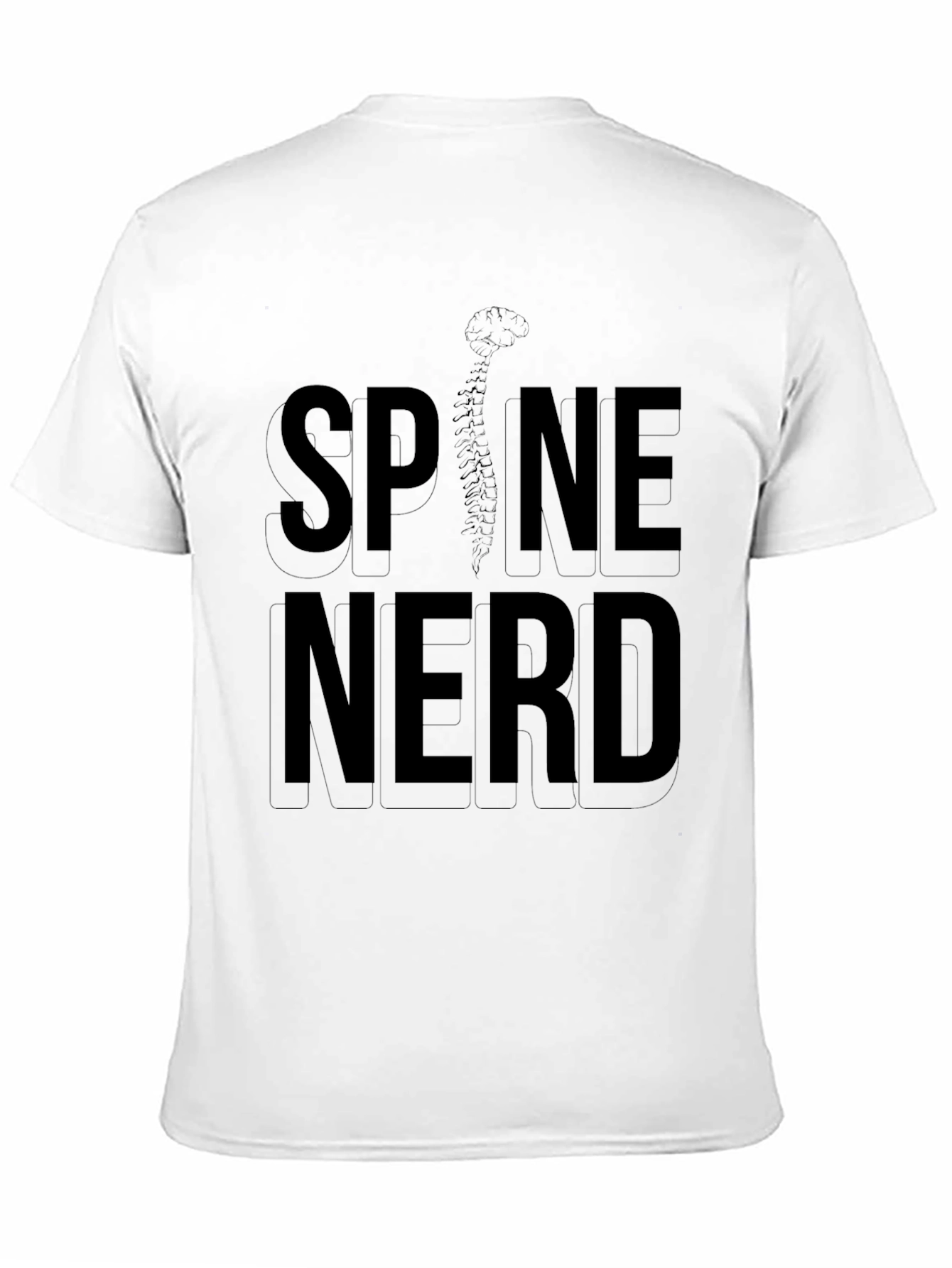 Spine Nerd Black T-Shirt