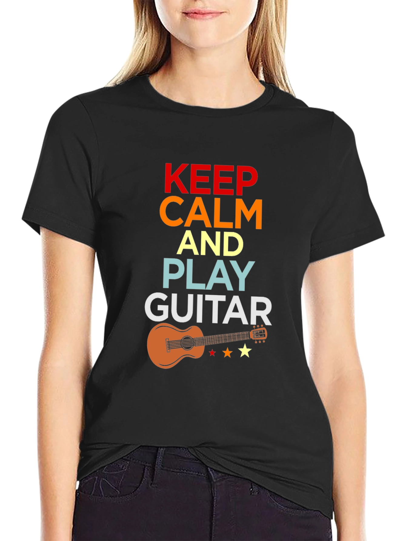 Keep Calm and Play Guitar T-Shirt