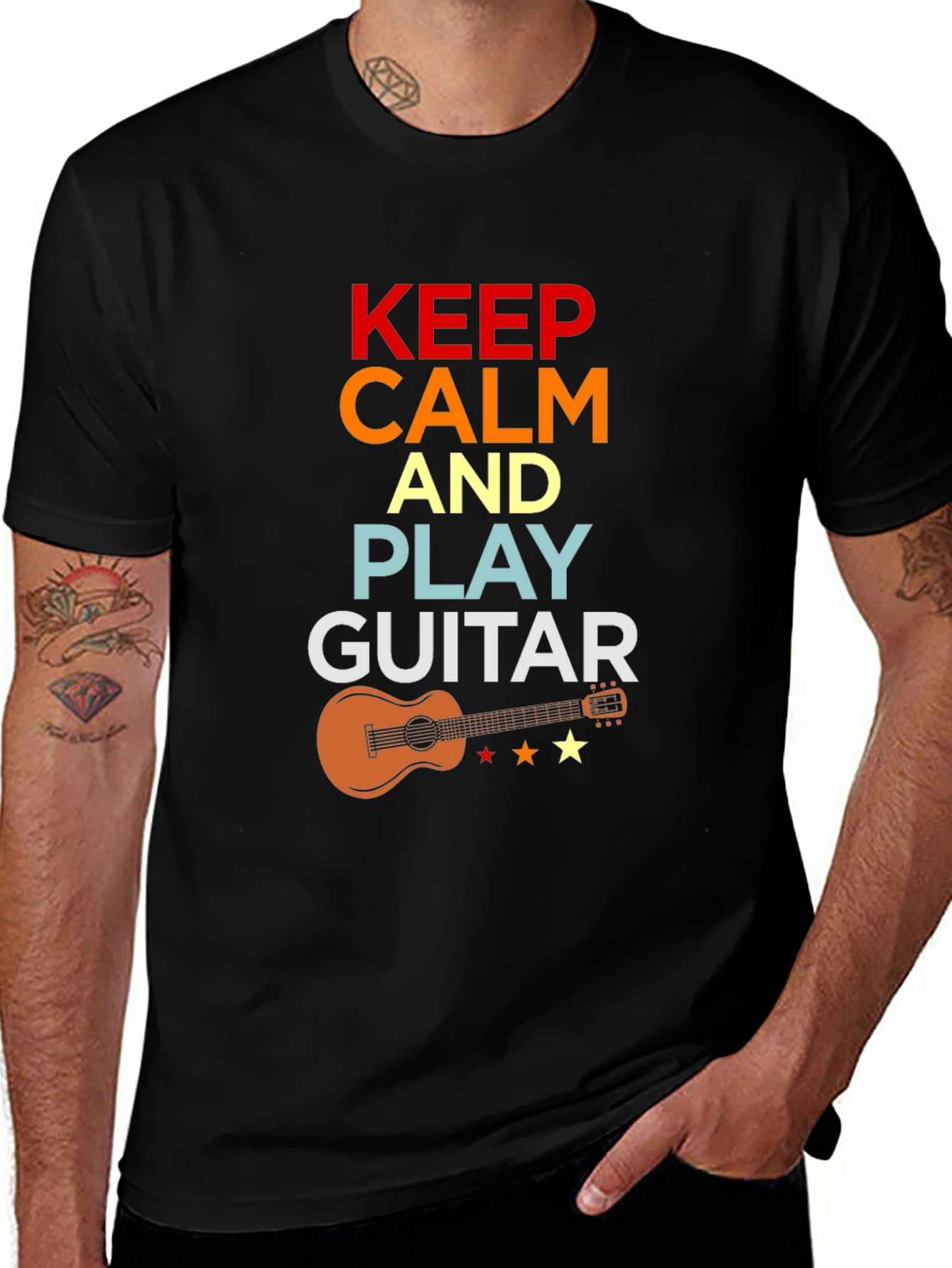 Keep Calm and Play Guitar T-Shirt