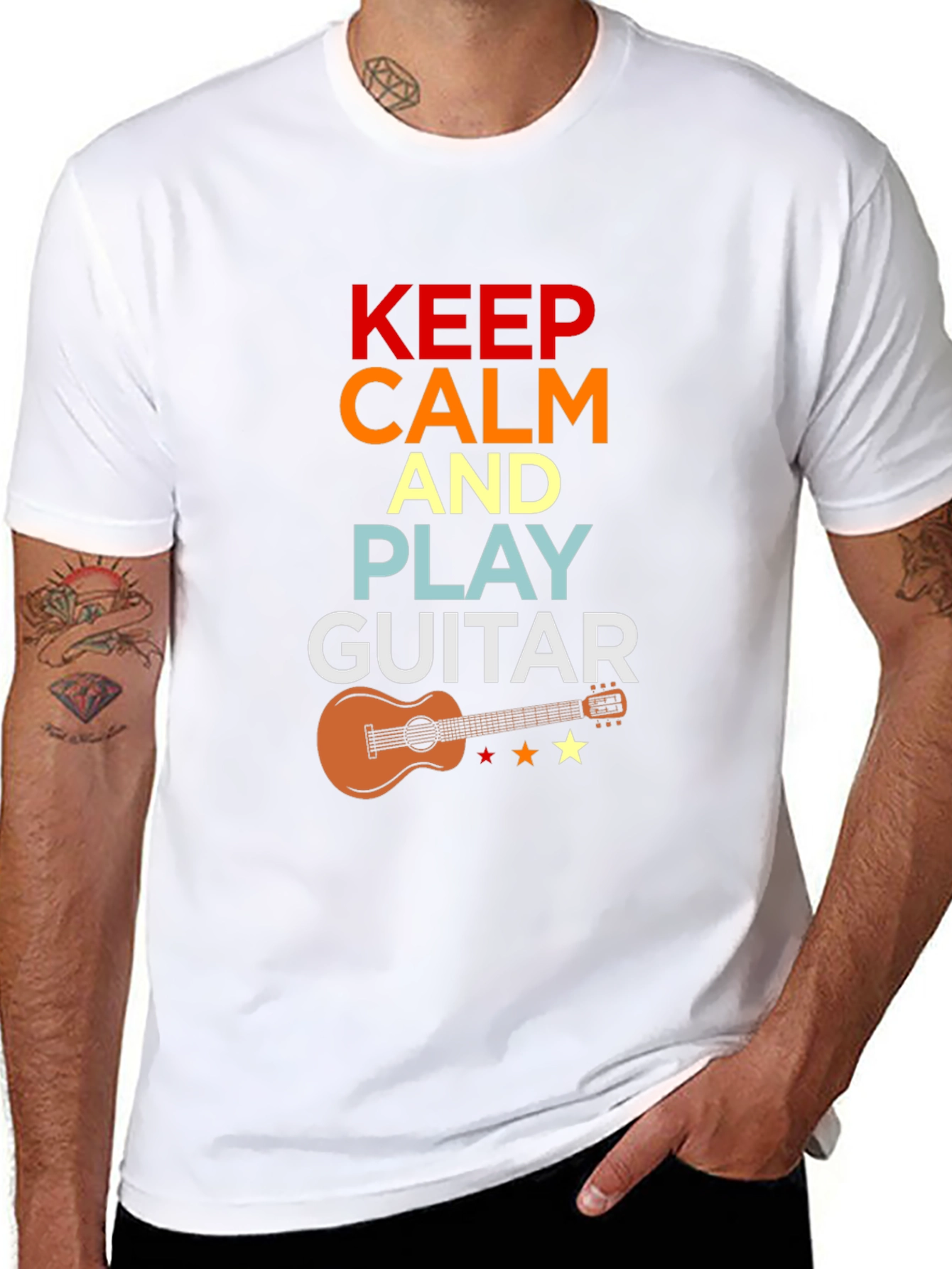 Keep Calm and Play Guitar T-Shirt