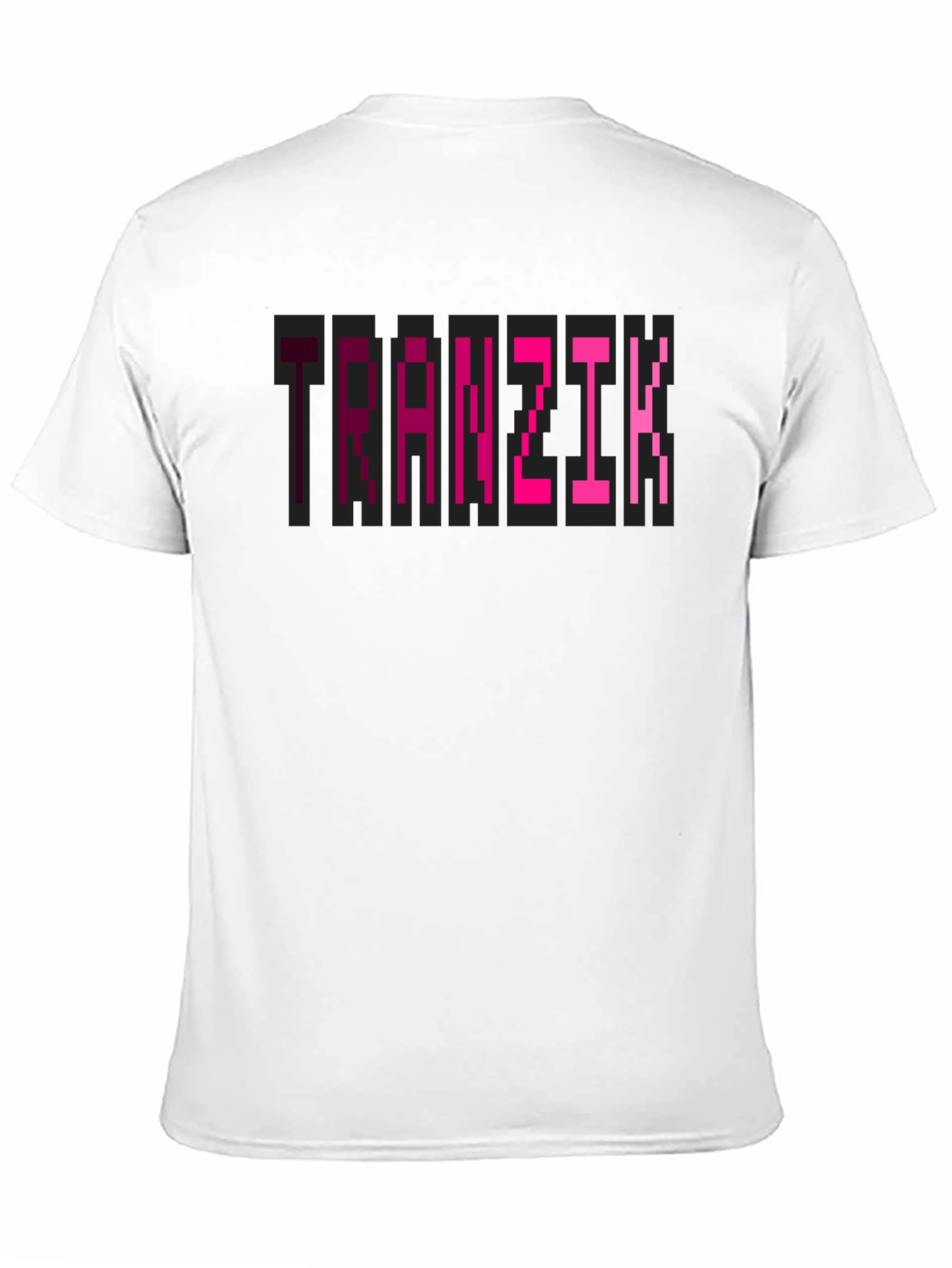Tranzit Gaming Pixel Art Graphic T-Shirt - Black