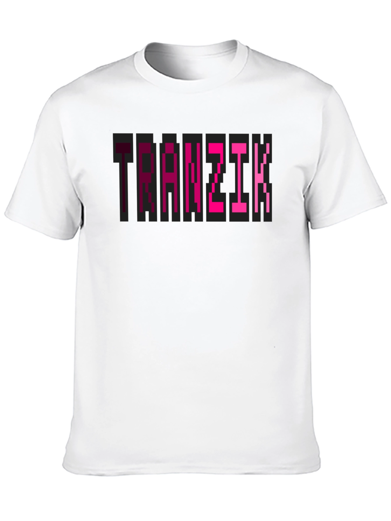 Tranzit Gaming Pixel Art Graphic T-Shirt - Black