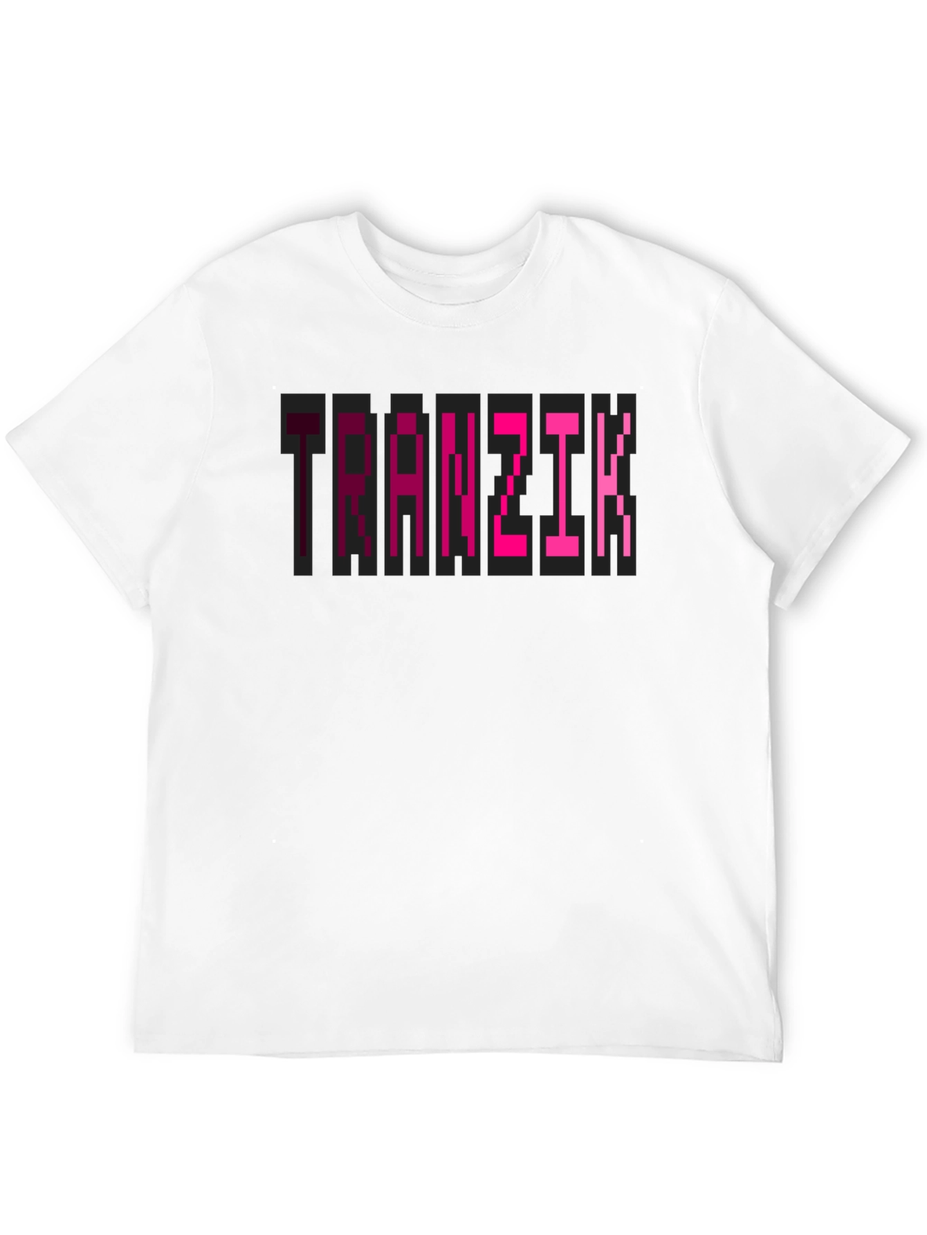 Tranzit Gaming Pixel Art Graphic T-Shirt - Black